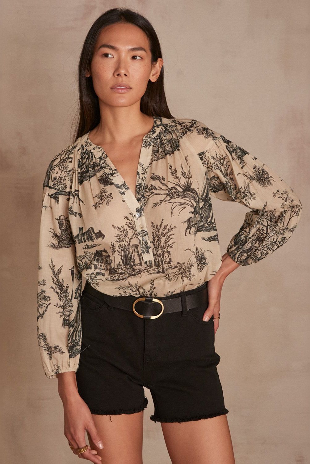 MAISON 123 - Blusa Estampada Mujer Maison 123