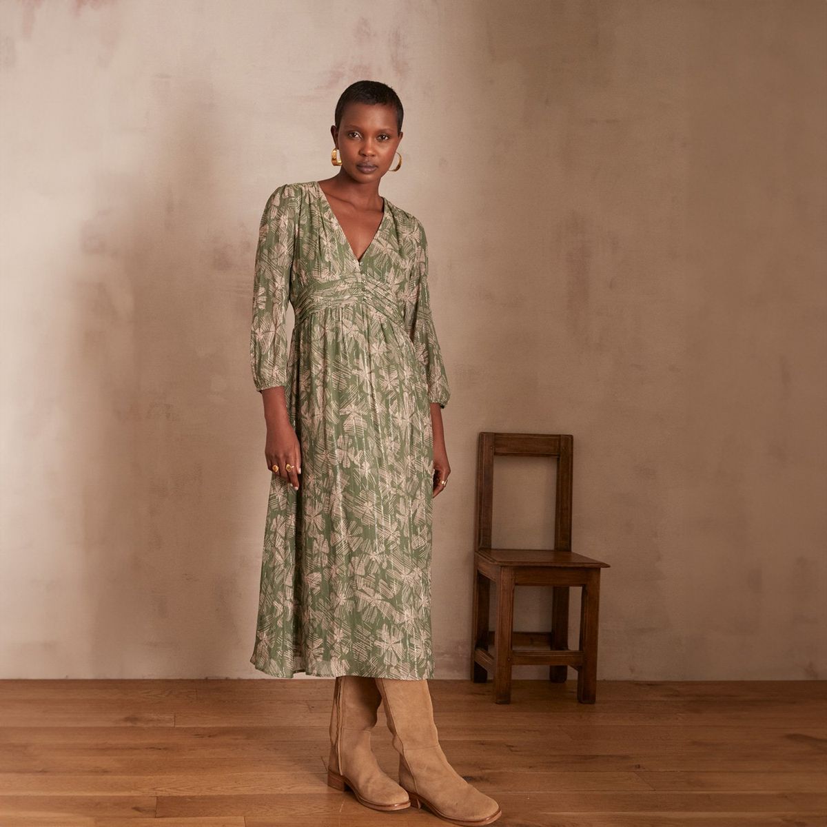 MAISON 123 - Vestido Broderie  Mujer Maison 123