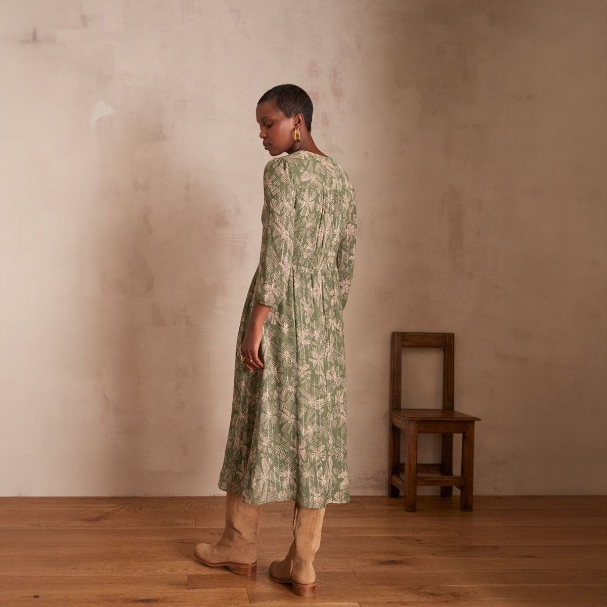 MAISON 123 - Vestido Broderie  Mujer Maison 123