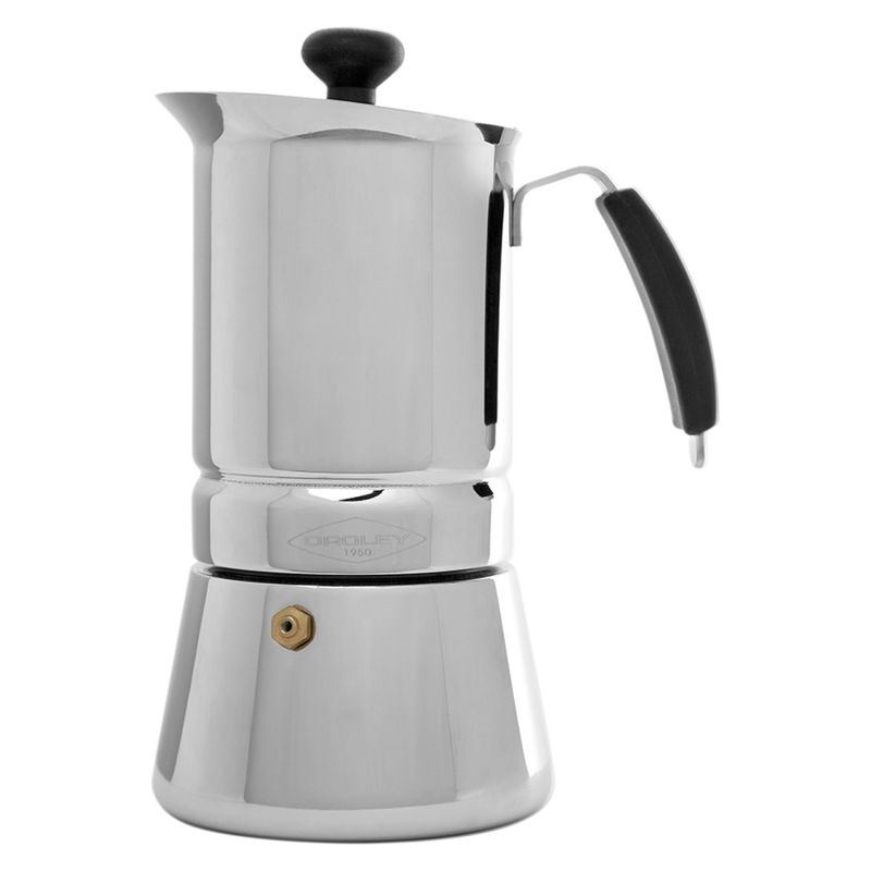 OROLEY - Cafetera Arges Acero Inoxidable 6 Tazas Oroley