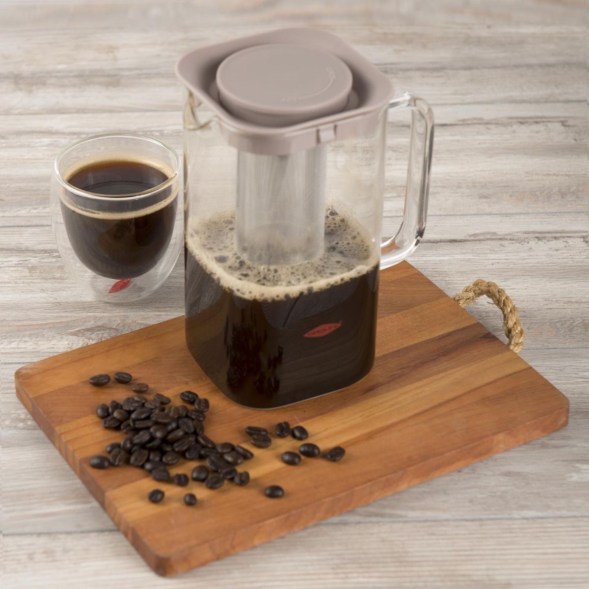 OROLEY - Jarro Trieste Con Filtro Inoxidable 1.5 Lt. Oroley