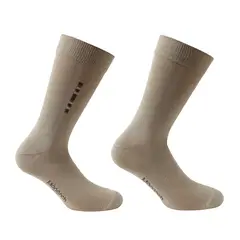 MONARCH - Pack De 2 Calcetines Hilo Barra Largo Americano Hombre