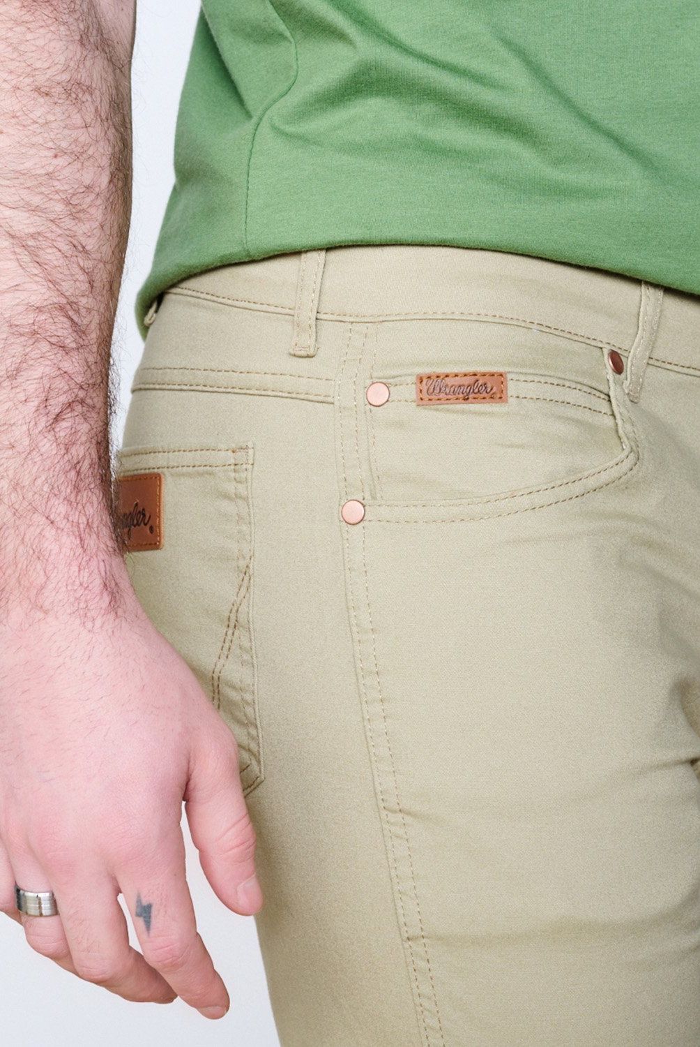 WRANGLER - Pantalón 5 Bolsillos Algodón Regular Fit Hombre Wrangler