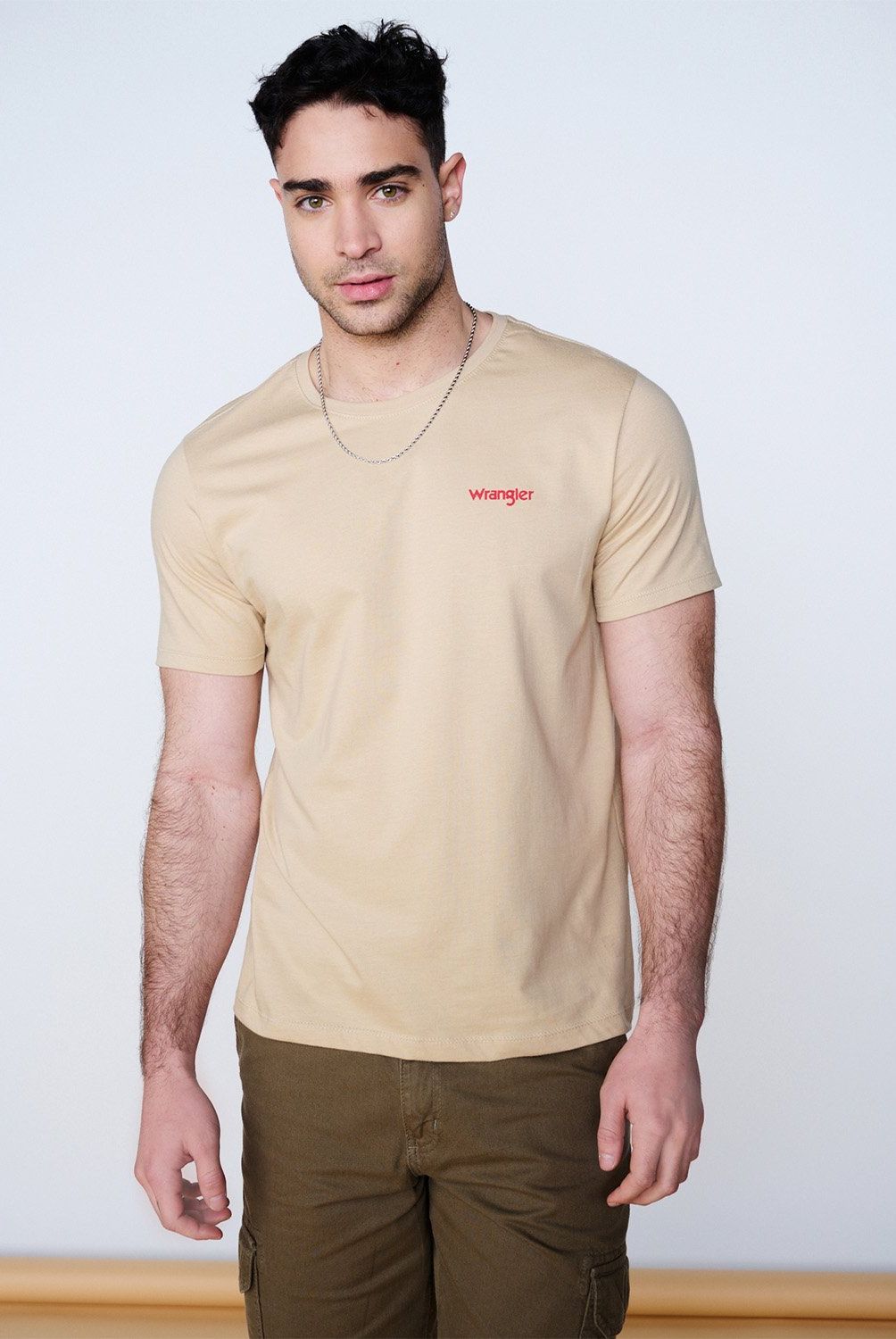 WRANGLER - Polera Manga Corta Urbana Algodón Hombre Wrangler