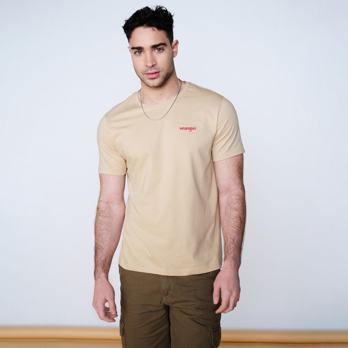 WRANGLER - Polera Manga Corta Urbana Algodón Hombre Wrangler