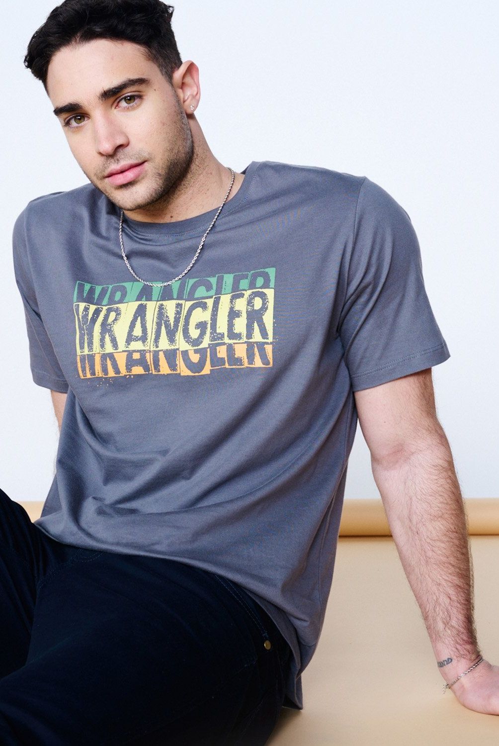WRANGLER - Polera Manga Corta Urbana Algodón Hombre Wrangler