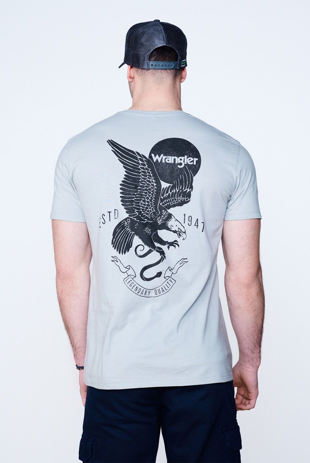 WRANGLER - Polera Manga Corta Urbana Algodón Hombre Wrangler