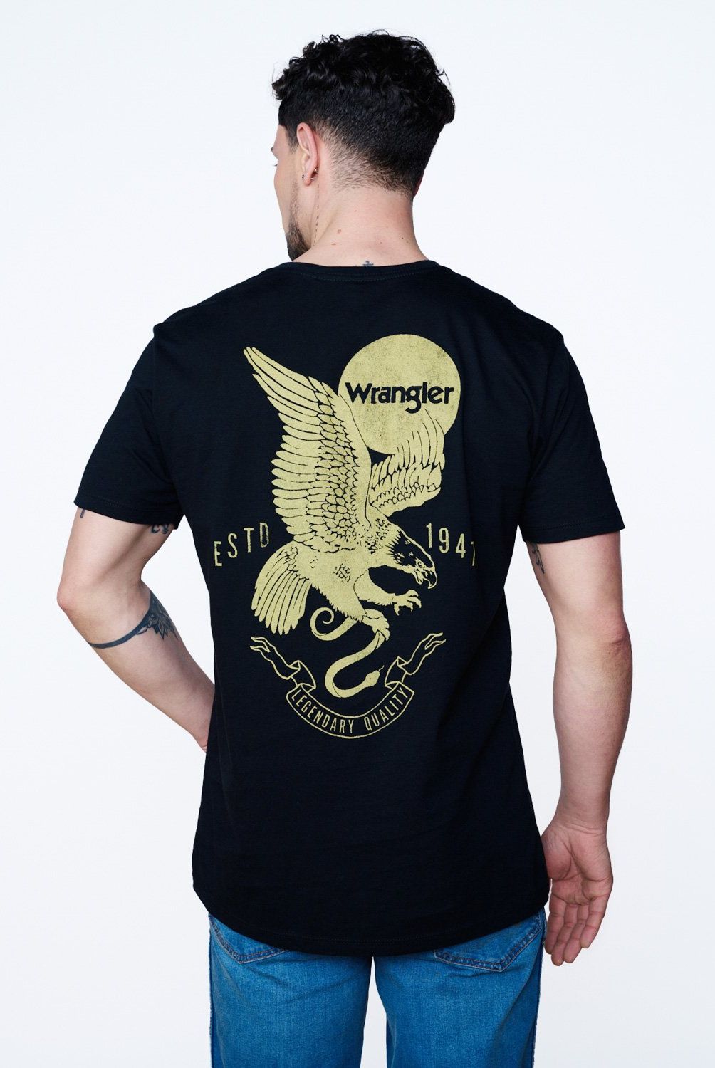 WRANGLER - Polera Manga Corta Urbana Algodón Hombre Wrangler
