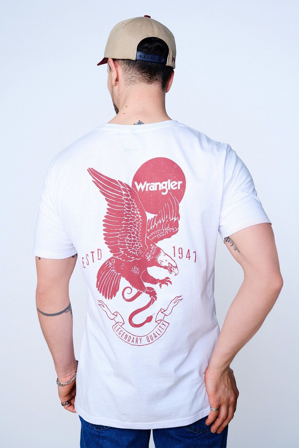 WRANGLER - Polera Manga Corta Urbana Algodón Hombre Wrangler