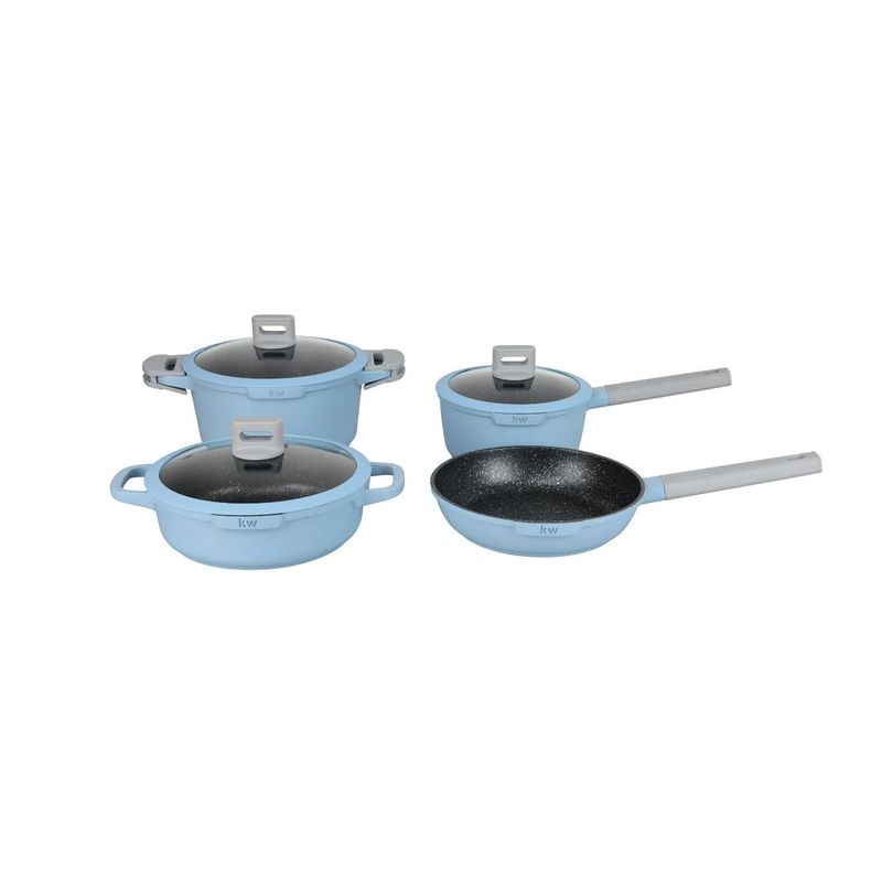 KW - Batería De Cocina 9 Piezas Antiadherente Chelsea Kw