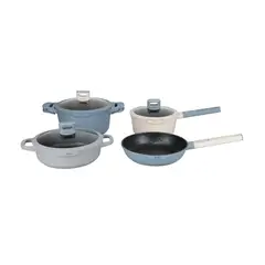 KW - Batería De Cocina 9 Piezas Antiadherente Chelsea