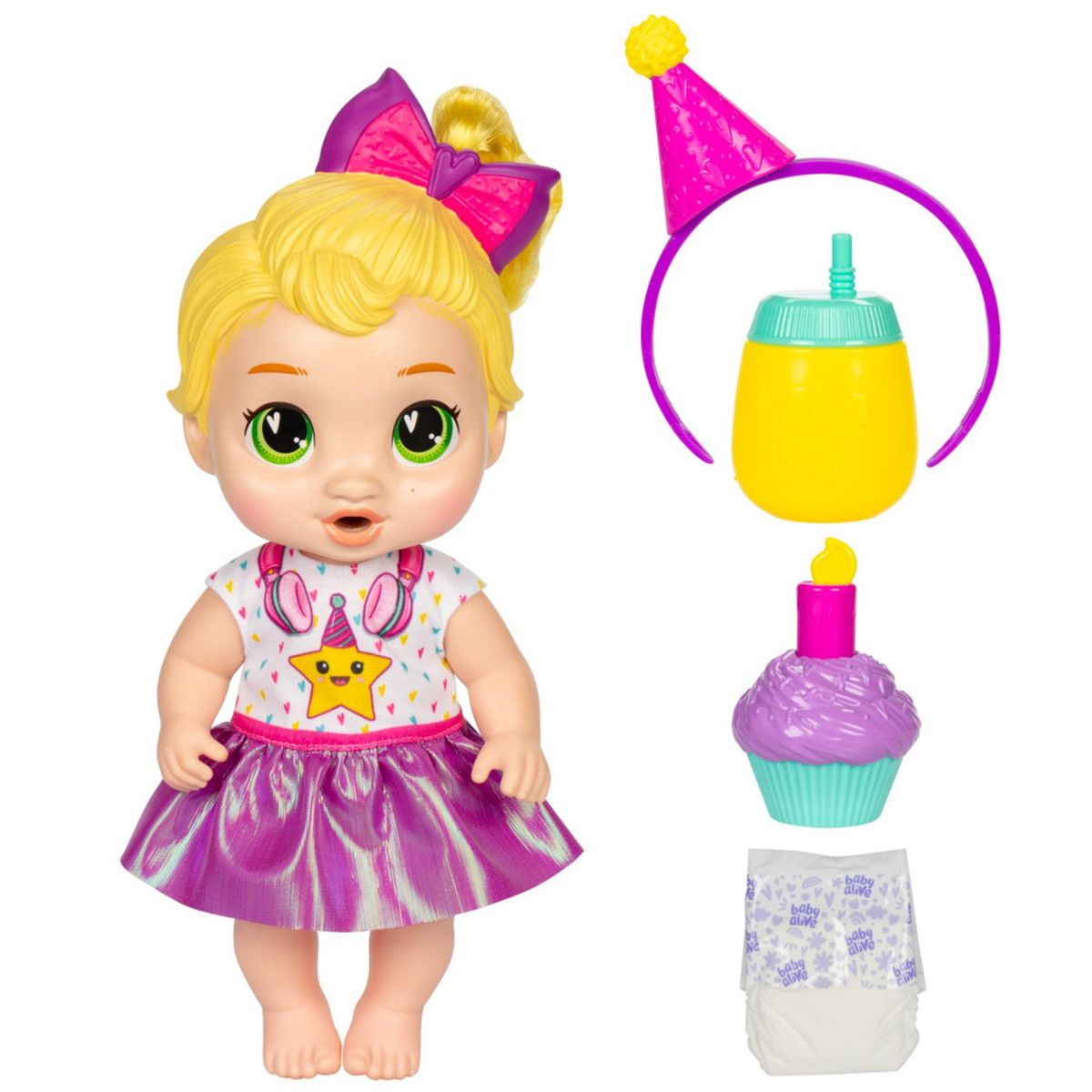 BABY ALIVE - Muñeca Fiesta de Cumpleaños LaLa GooGoo Baby Alive