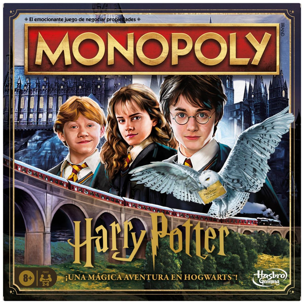 MONOPOLY - Juego de Mesa Monopoly Harry Potter
