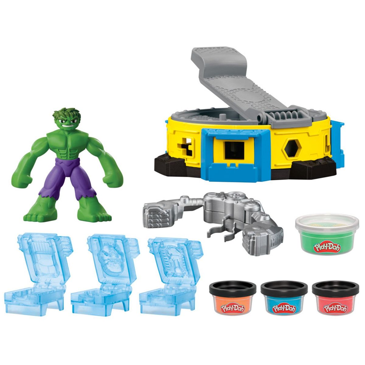 PLAY DOH - Marvel Hulk Aplasta y Moldea Play Doh