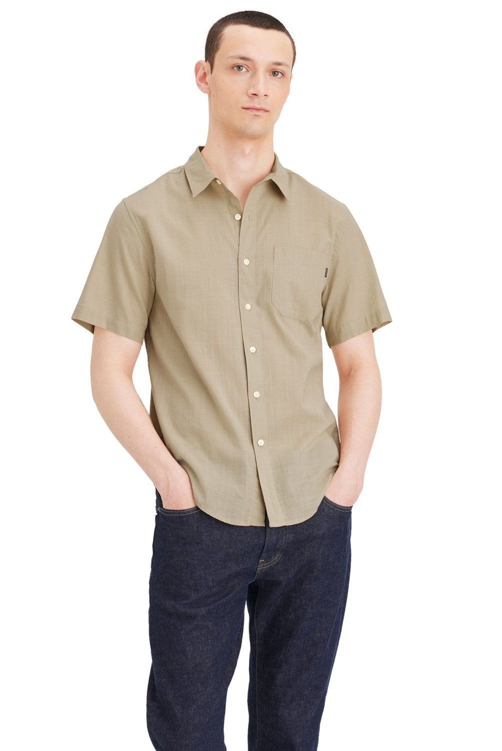 DOCKERS - Camisa Casual Manga Corta Hombre Dockers