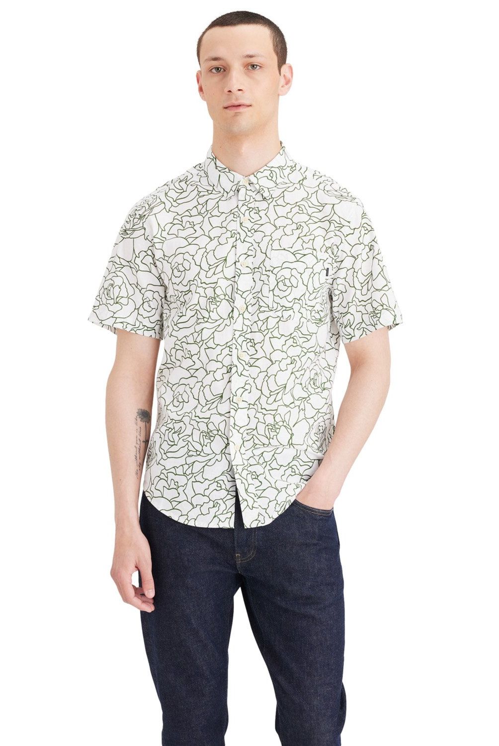 DOCKERS - Camisa Casual Manga Larga Hombre Dockers