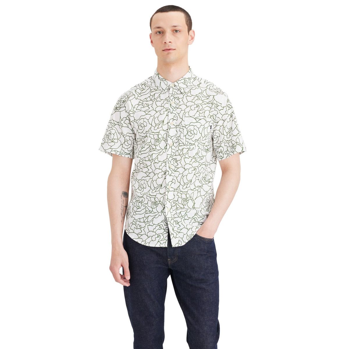 DOCKERS - Camisa Casual Manga Larga Hombre Dockers
