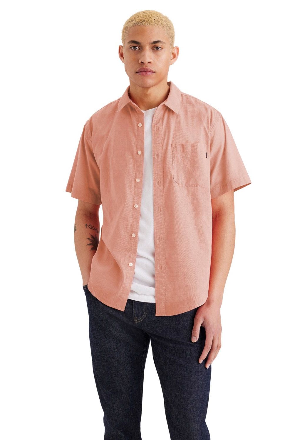 DOCKERS - Camisa Casual Manga Larga Hombre Dockers