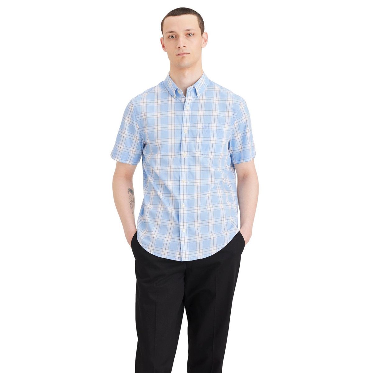 DOCKERS - Camisa Casual Manga Larga Hombre Dockers