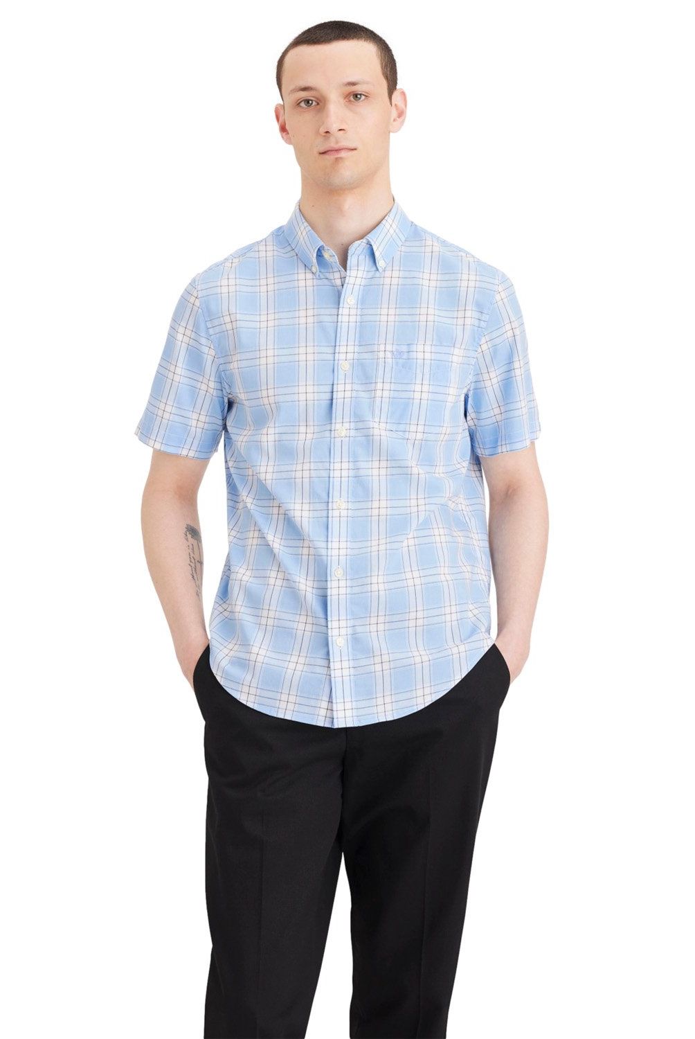DOCKERS - Camisa Casual Manga Larga Hombre Dockers