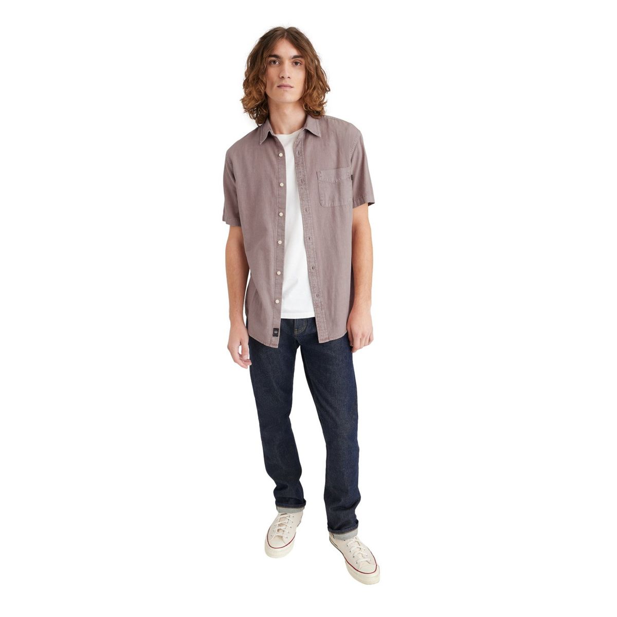 DOCKERS - Camisa Casual Manga Larga Hombre Dockers