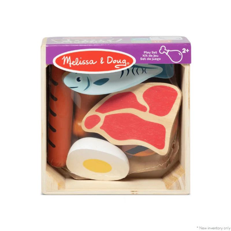 MELISSA & DOUG - Caja De Proteínas De Madera Melissa & Doug
