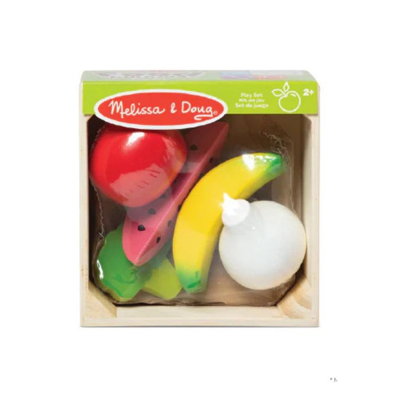 MELISSA & DOUG - Caja De Frutas Y Verduras De Madera Melissa & Doug