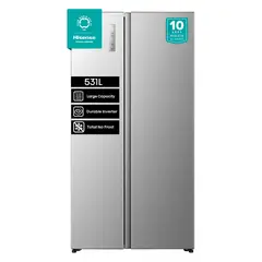HISENSE - Refrigerador Side By Side 531L No frost RS5P558NECF