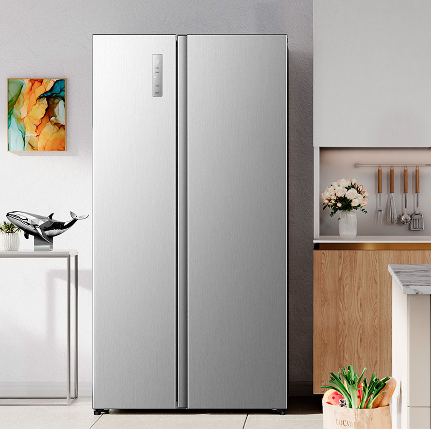 HISENSE Refrigerador Side By Side 531L No frost RS3P558NECF