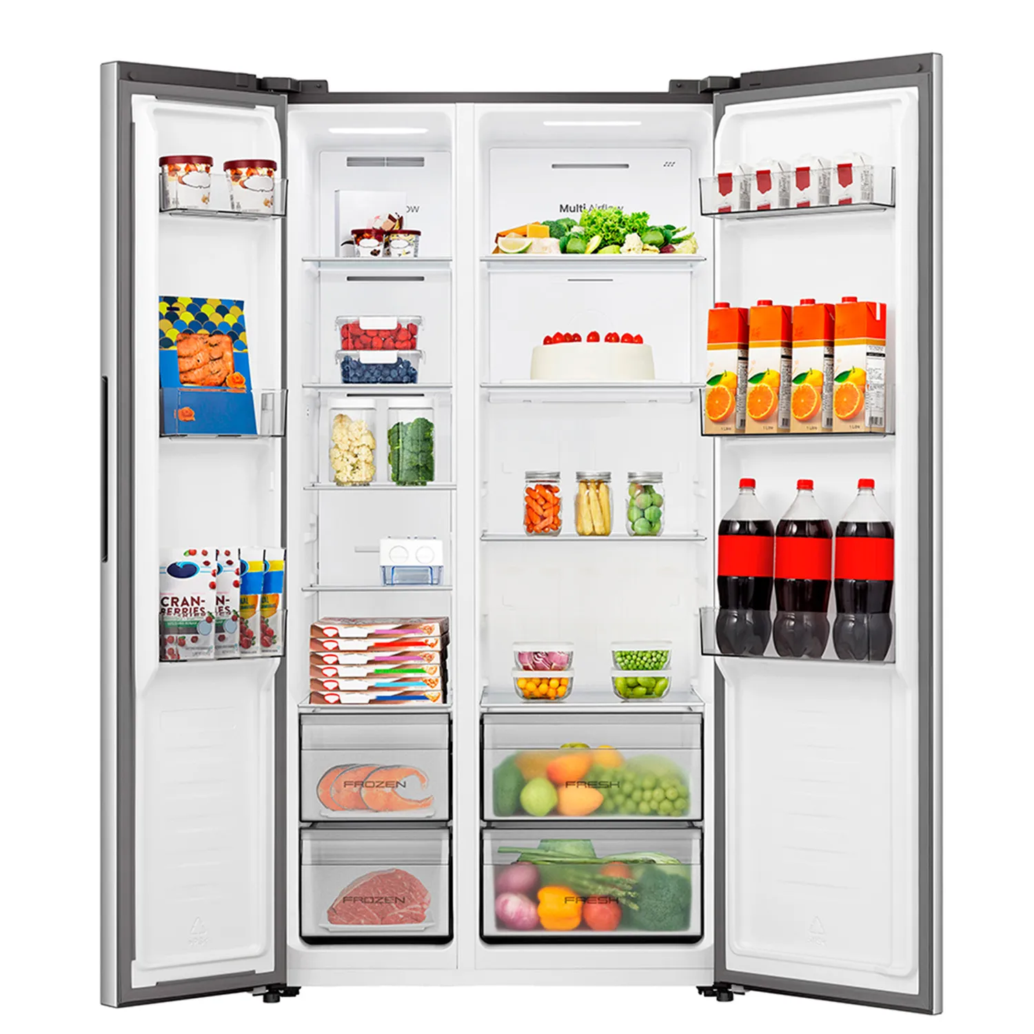 HISENSE Refrigerador Side By Side 531L No frost RS3P558NECF