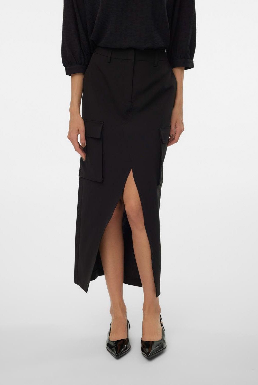 VERO MODA - Falda Midi Cargo Mujer Vero Moda