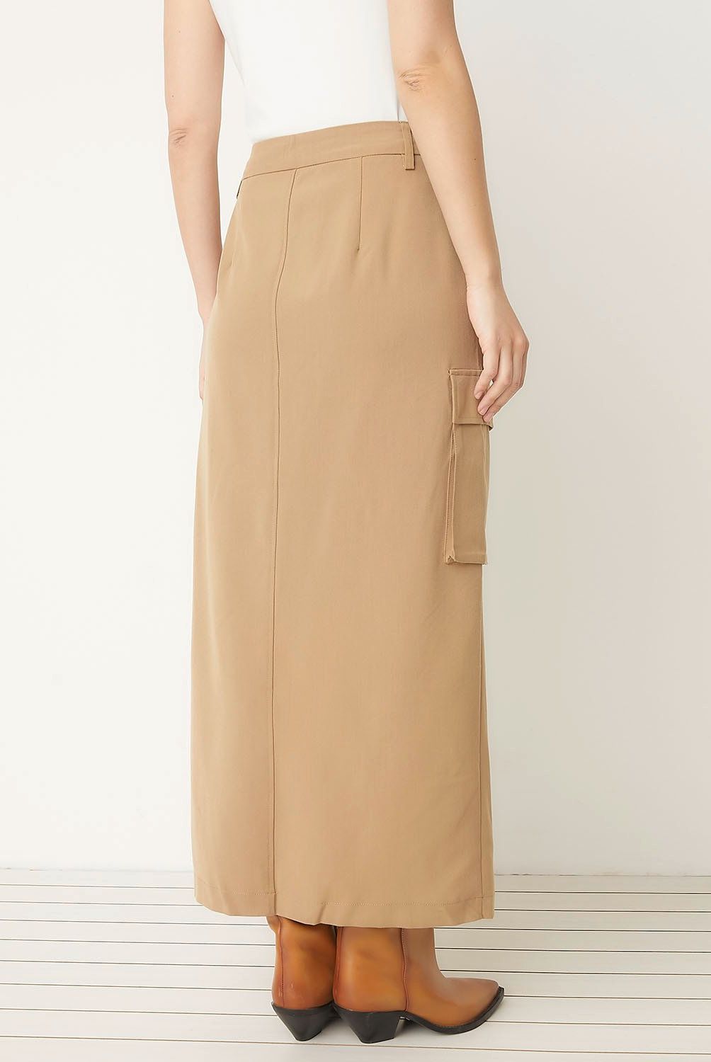 VERO MODA - Falda Midi Cargo Mujer Vero Moda