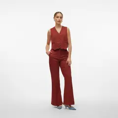 VERO MODA - Pantalón Flare Tiro Alto Mujer
