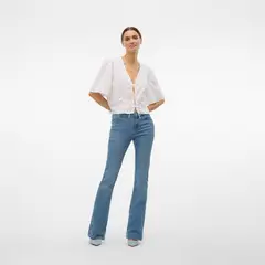 VERO MODA - Jeans Flare Mujer