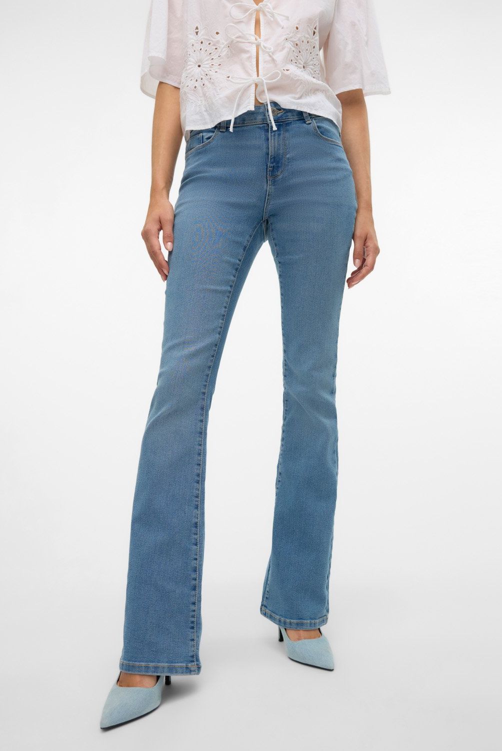 VERO MODA - Jeans Flare Mujer Vero Moda