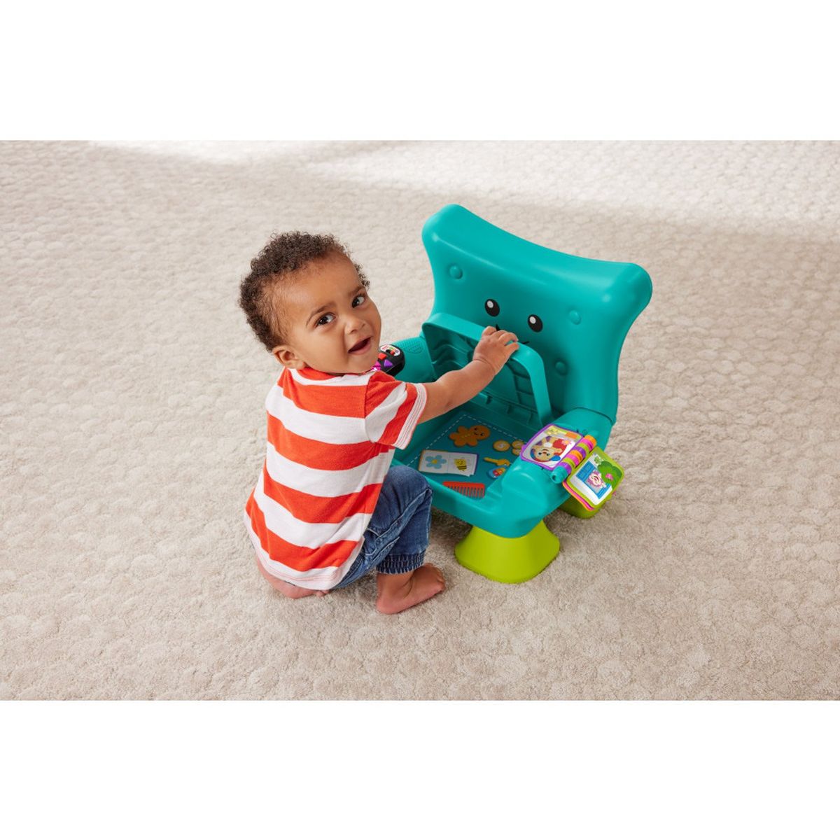 FISHER PRICE - Rie Y Aprende Silla De Aprendizaje Musical Fisher Price