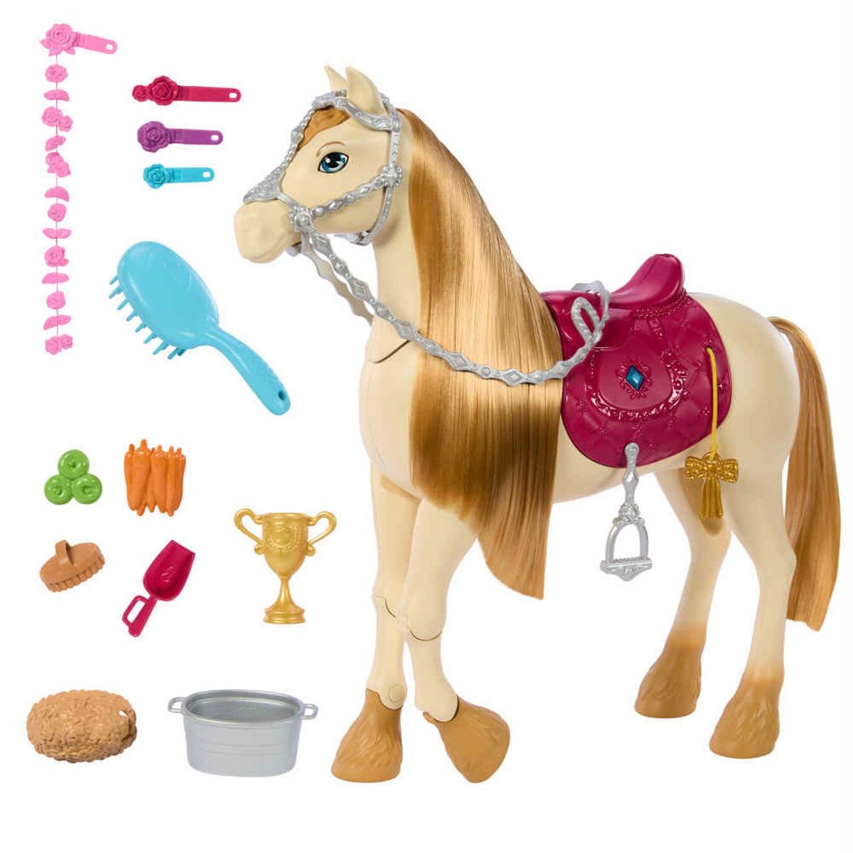 BARBIE - Detective Caballo Con Accesorios Barbie