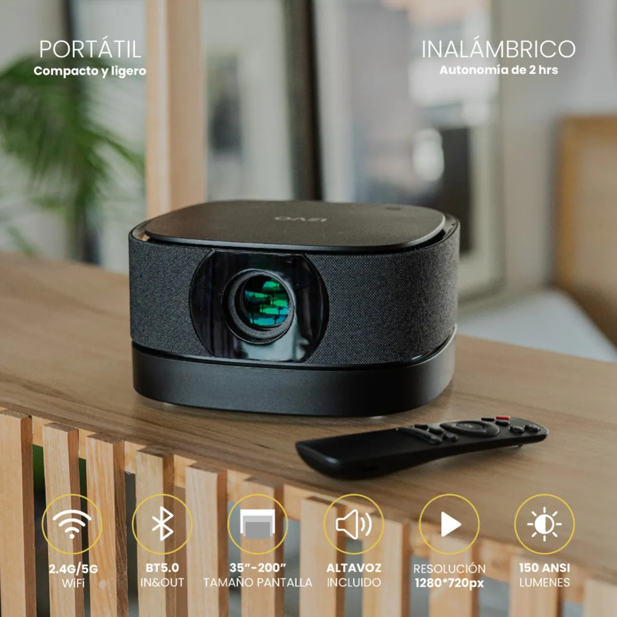 LEVO - Proyector Smart Inalámbrico Lumix Levo