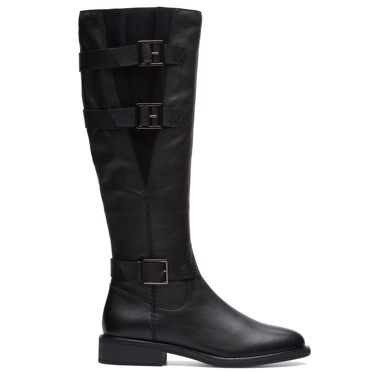 CLARKS - Bota Mujer Cuero Negro Clarks