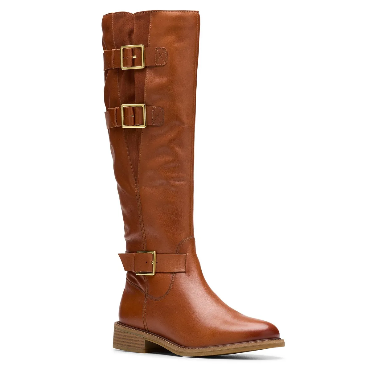 CLARKS - Bota Mujer Cuero Café Clarks