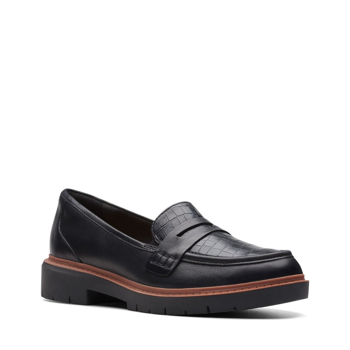 CLARKS - Zapato Casual Mujer Cuero Negro Clarks
