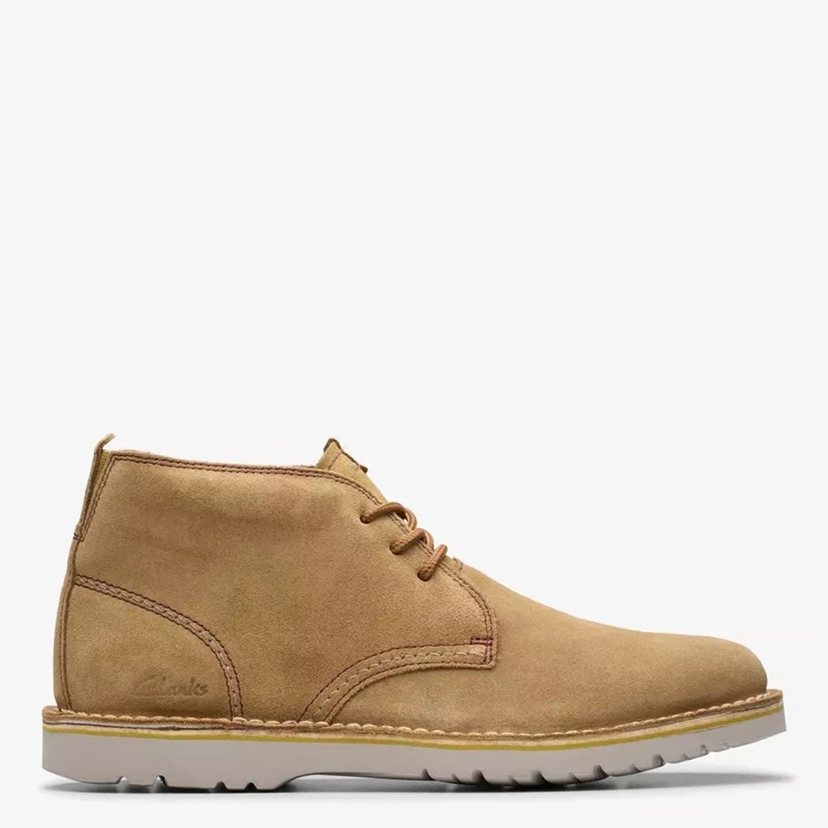 CLARKS - Bota Hombre Cuero Beige Clarks