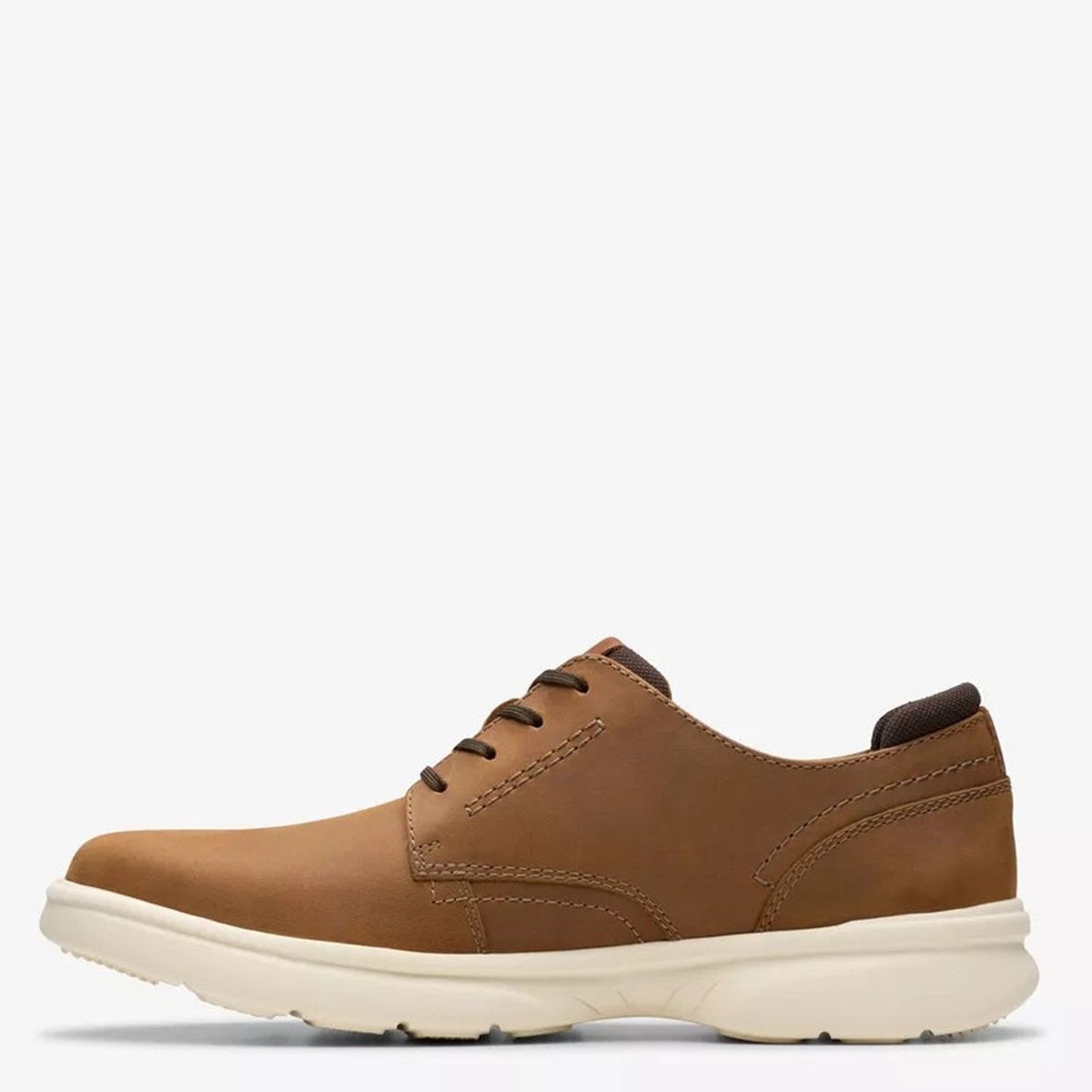 CLARKS - Zapato Casual Hombre Cuero Café Clarks
