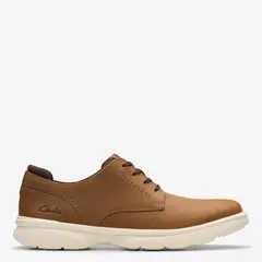 CLARKS - Zapato Casual Hombre Cuero Café