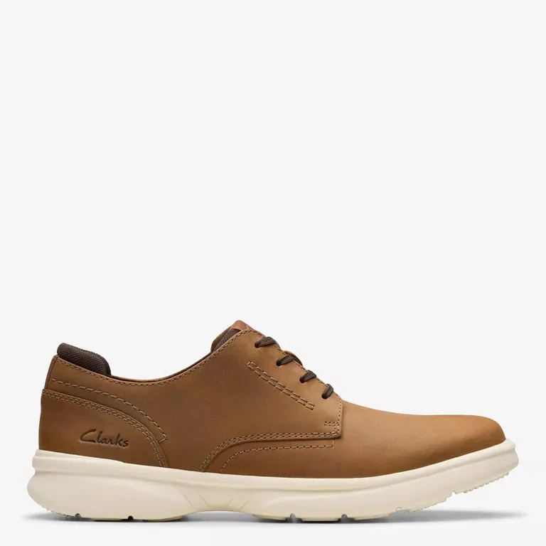 CLARKS Zapato Casual Hombre Cuero Café