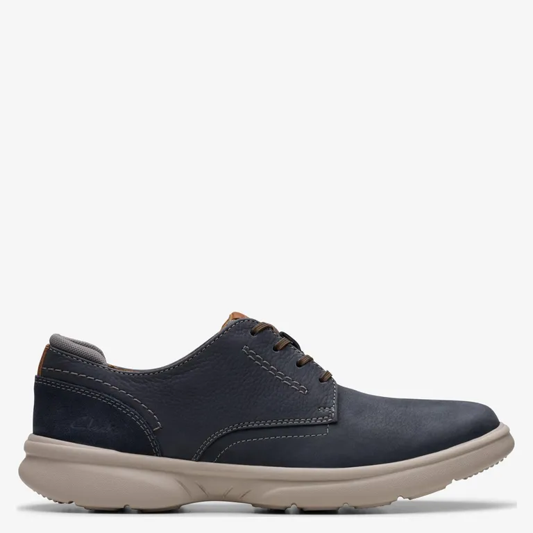 Zapato Casual Hombre Cuero Azul