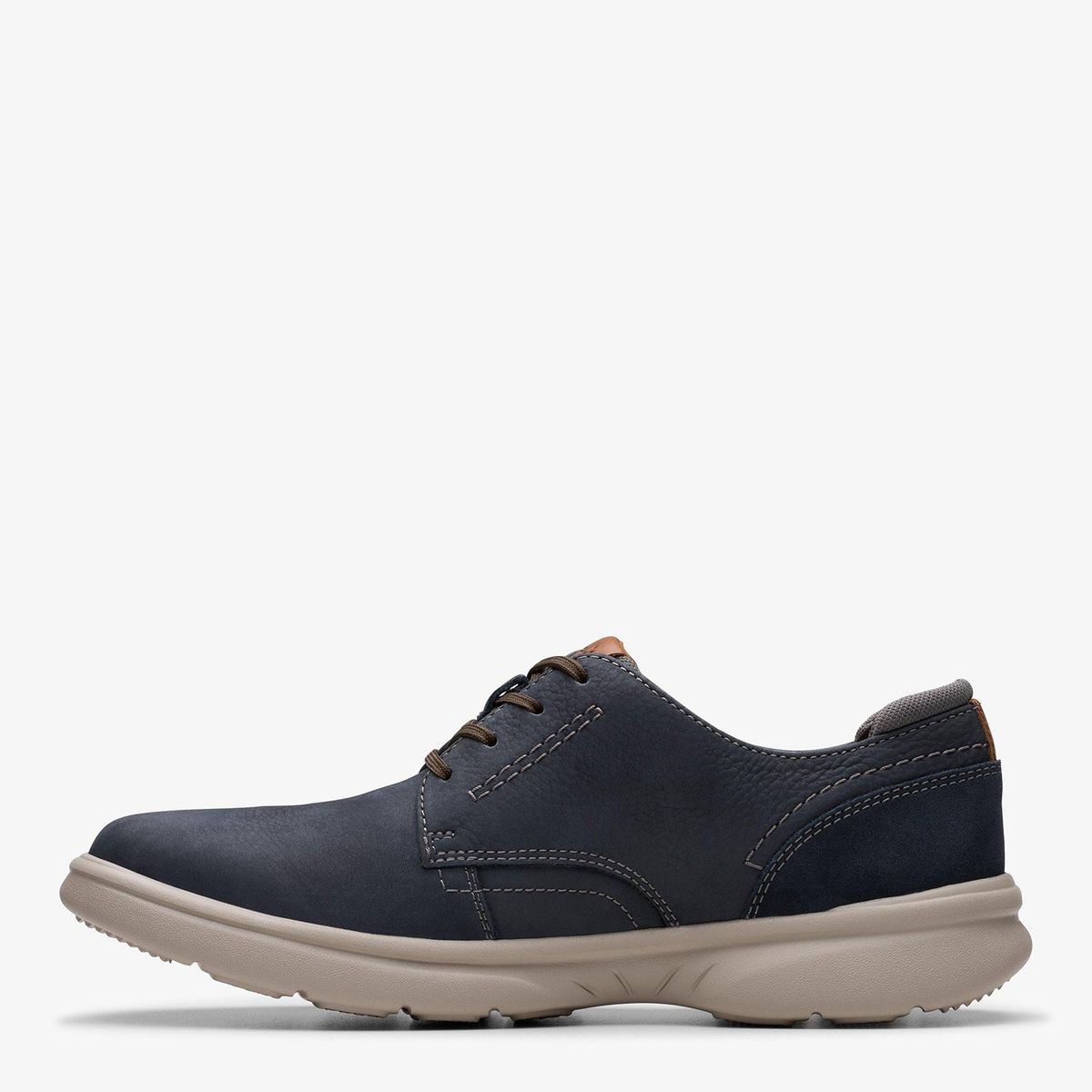 CLARKS - Zapato Casual Hombre Cuero Azul Clarks