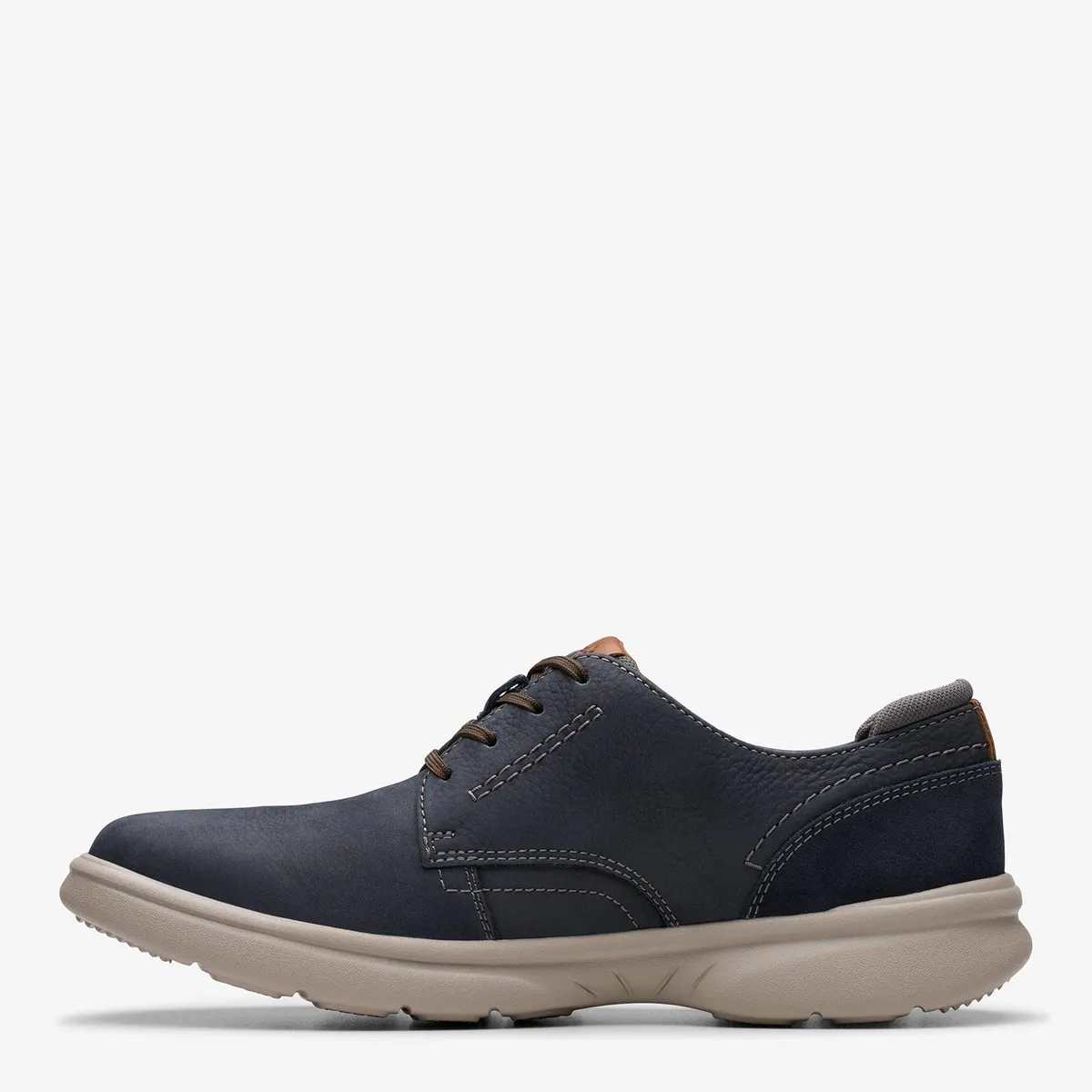 CLARKS - Zapato Casual Hombre Cuero Azul Clarks