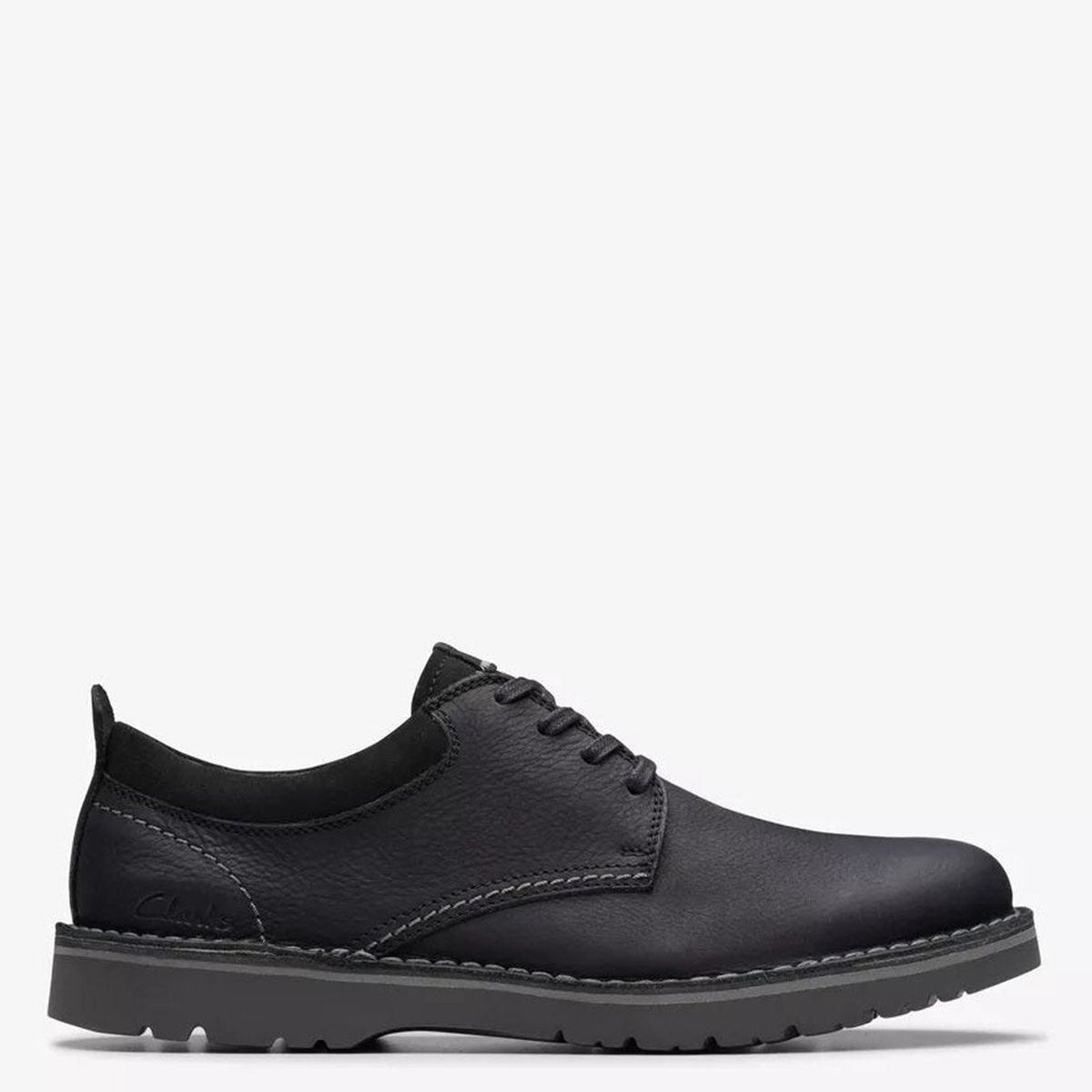 CLARKS - Zapato Casual Hombre Cuero Negro Clarks