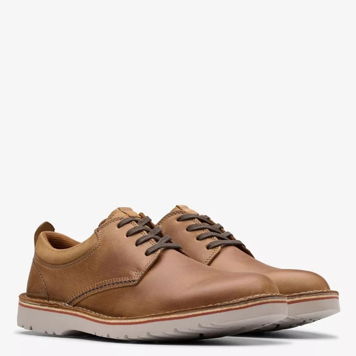 CLARKS - Zapato Casual Hombre Cuero Café Clarks
